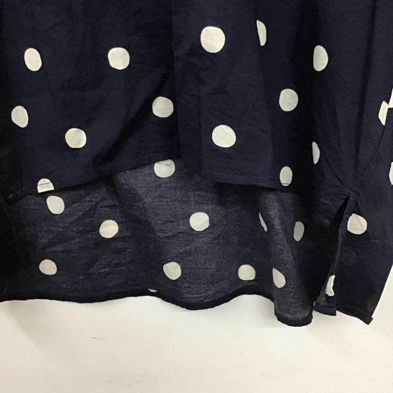 サマンサモスモス Samansa Mos2 カットソー 半袖 半袖カットソー プリントTシャツ Vネックカットソー FREE プリント 紺 / ネイビー / navy レディース USED 古着 中古 10152417