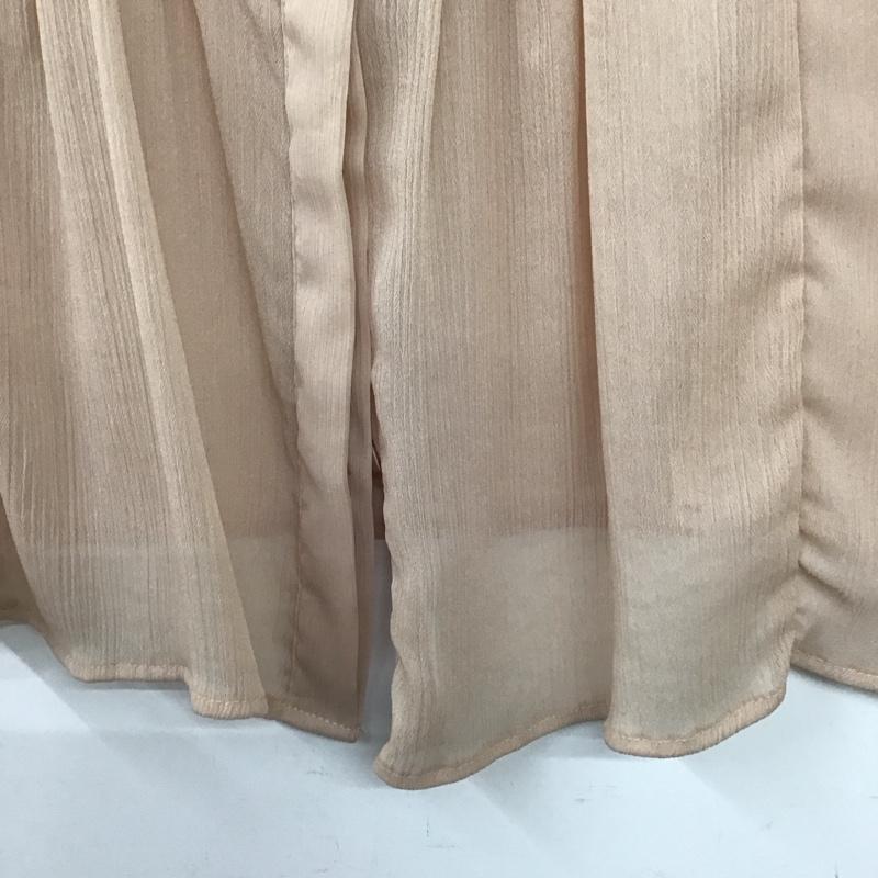 ザラ ZARA カットソー 半袖 ノースリーブシャツ ノーカラーシャツ S 無地 ベージュ / ベージュ / beige レディース USED 古着 中古 10152418