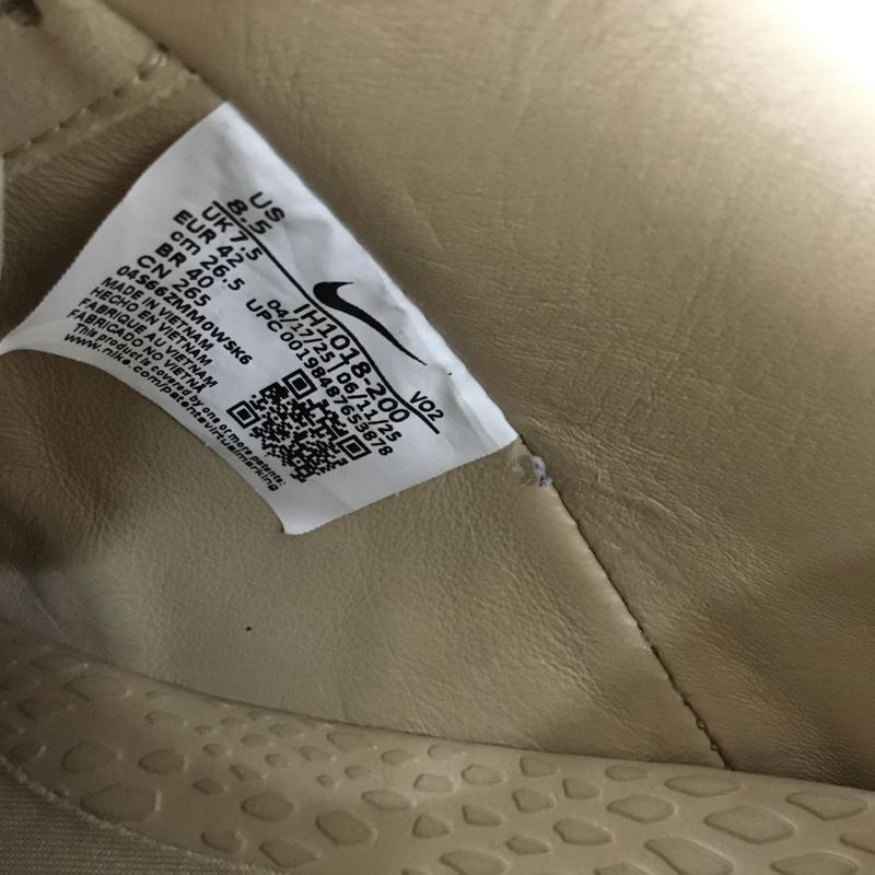 ナイキ NIKE スニーカー スニーカー IH1018-200 AIR FORCE 1 LOW PROTRO FCS 26.5cm 箱有 26.5cm ロゴ、文字 ベージュ / ベージュ / beige X 水色 / ライトブルー / メンズ USED 古着 中古 10152420