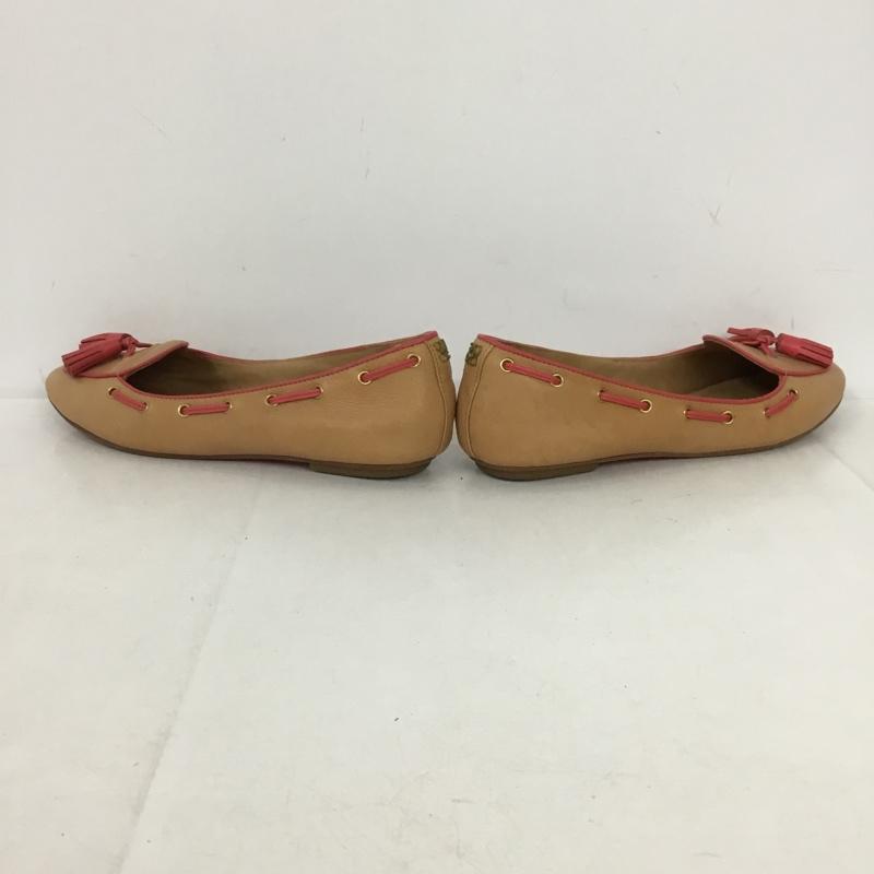 コーチ COACH パンプス パンプス タッセル 箱有 36 無地 ベージュ / ベージュ / beige X 桃 / ピンク / pink レディース USED 古着 中古 10152421