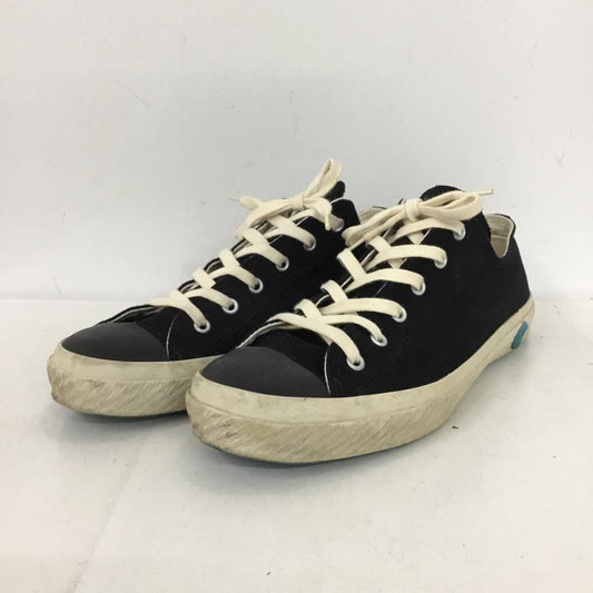 シューズライクポタリー SHOES LIKE POTTERY スニーカー スニーカー MOONSTAR 26cm 日本製 キャンバス 26.0cm ワンポイント 黒 / ブラック / black メンズ USED 古着 中古 10152428