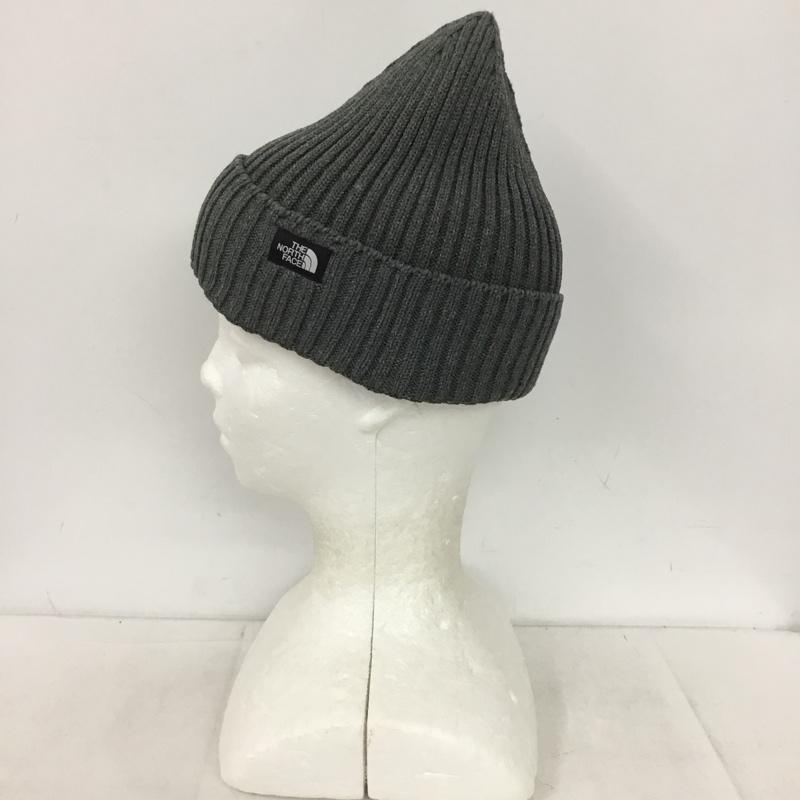 ザノースフェイス THE NORTH FACE 帽子 ニット帽 ビーニー ロゴ、文字 灰 / グレー / gray メンズ USED 古着 中古 10152434