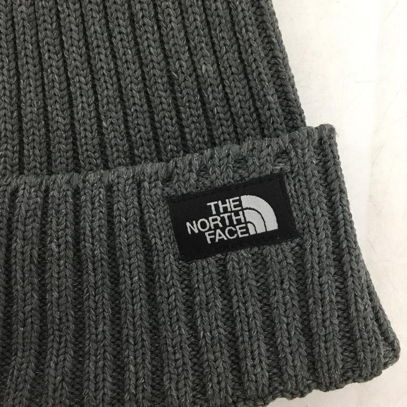 ザノースフェイス THE NORTH FACE 帽子 ニット帽 ビーニー ロゴ、文字 灰 / グレー / gray メンズ USED 古着 中古 10152434