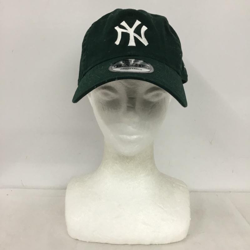 ニューエラ NEW ERA 帽子 キャップ NY 9TWENTY ニューヨークヤンキース ロゴ、文字 緑 / グリーン / green メンズ USED 古着 中古 10152436