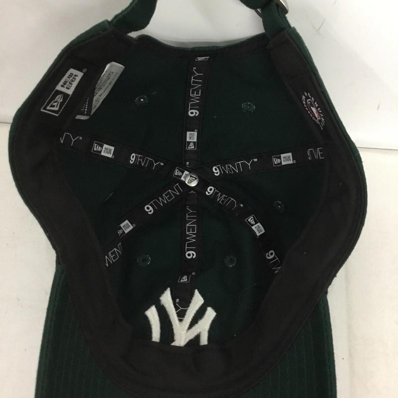 ニューエラ NEW ERA 帽子 キャップ NY 9TWENTY ニューヨークヤンキース ロゴ、文字 緑 / グリーン / green メンズ USED 古着 中古 10152436