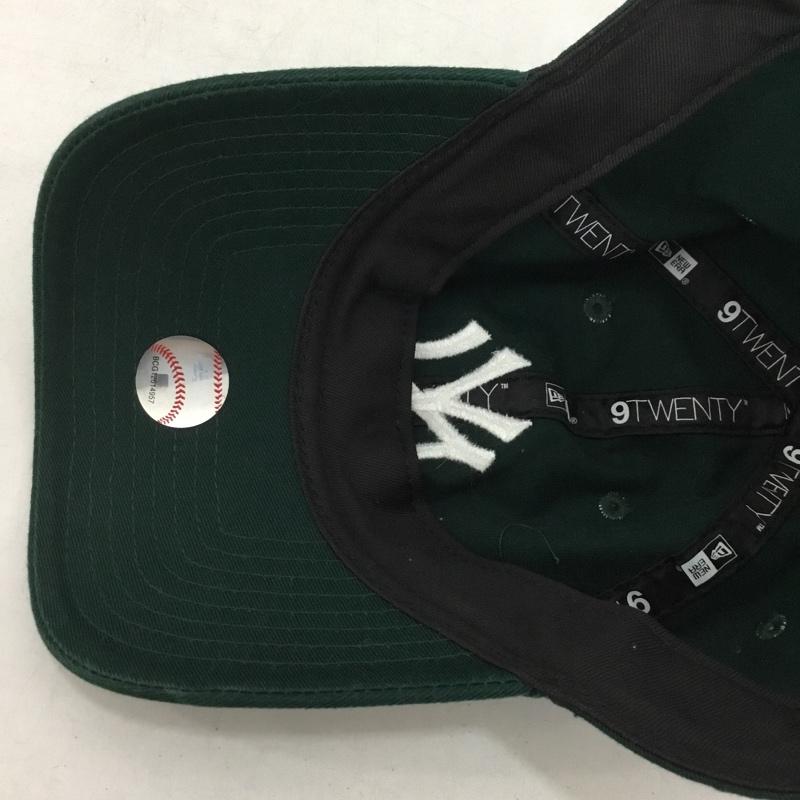 ニューエラ NEW ERA 帽子 キャップ NY 9TWENTY ニューヨークヤンキース ロゴ、文字 緑 / グリーン / green メンズ USED 古着 中古 10152436