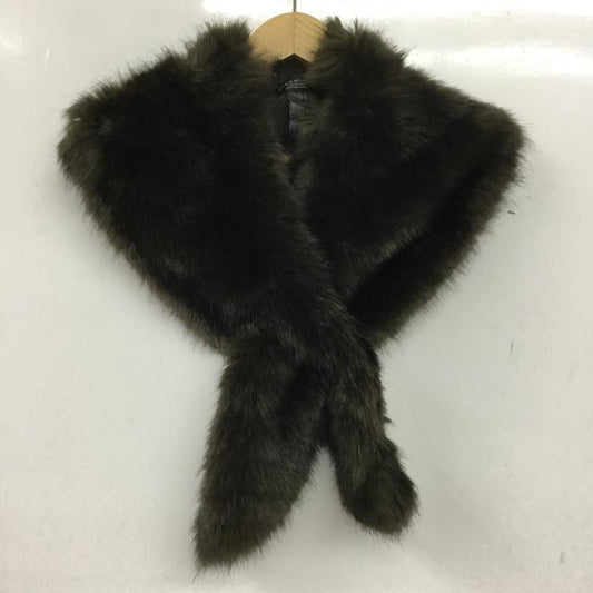 ザラ ZARA ファッション小物 ファッション小物 フェイクファーショール ティペット 無地 ダークブラウン / ダークブラウン / レディース USED 古着 中古 10152440