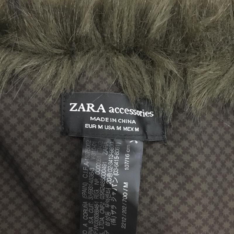 ザラ ZARA ファッション小物 ファッション小物 フェイクファーショール ティペット 無地 ダークブラウン / ダークブラウン / レディース USED 古着 中古 10152440