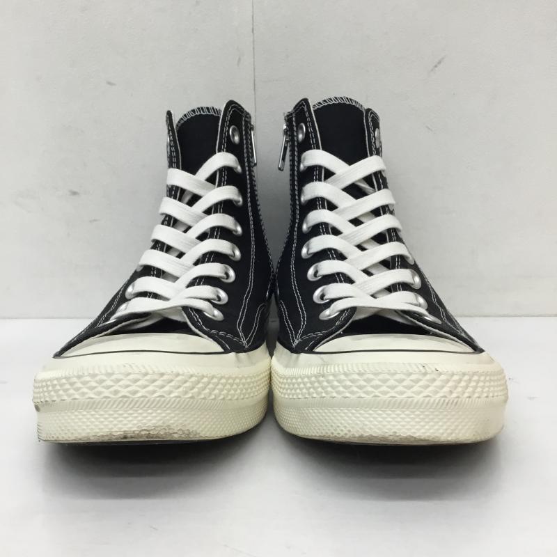 ヒステリックグラマー HYSTERIC GLAMOUR スニーカー スニーカー サイドジップ　ハイカットスニーカー 27.0cm ロゴ、文字 白 / ホワイト / white X 黒 / ブラック / black メンズ USED 古着 中古 10152451