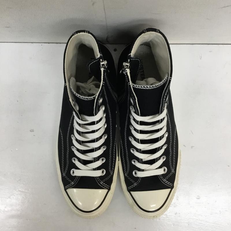 ヒステリックグラマー HYSTERIC GLAMOUR スニーカー スニーカー サイドジップ　ハイカットスニーカー 27.0cm ロゴ、文字 白 / ホワイト / white X 黒 / ブラック / black メンズ USED 古着 中古 10152451