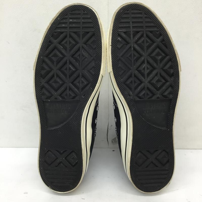 ヒステリックグラマー HYSTERIC GLAMOUR スニーカー スニーカー サイドジップ　ハイカットスニーカー 27.0cm ロゴ、文字 白 / ホワイト / white X 黒 / ブラック / black メンズ USED 古着 中古 10152451