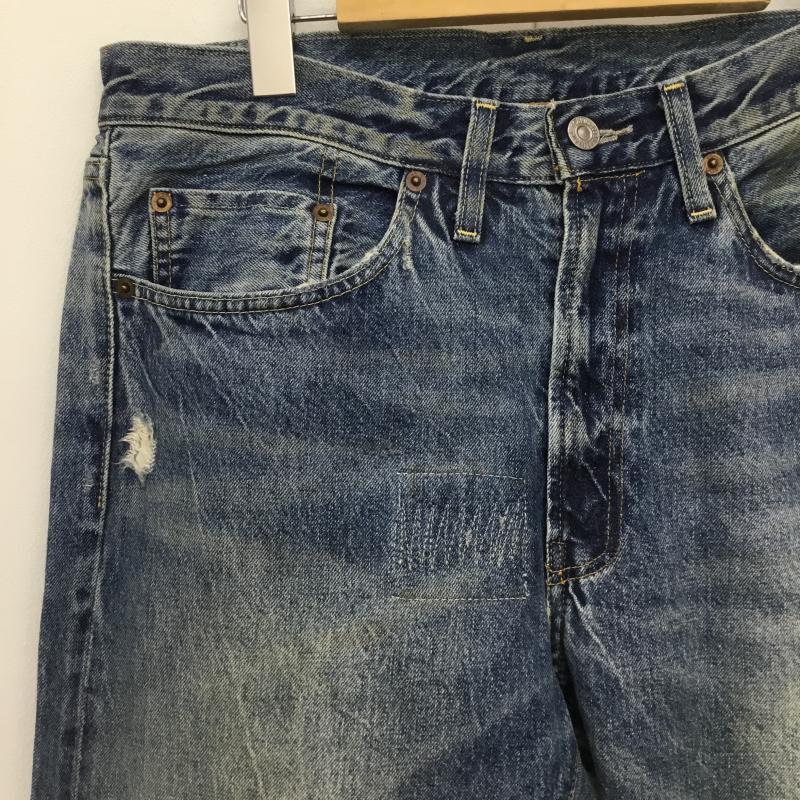 リーバイス Levi s パンツ デニム、ジーンズ 50154-0077 501ZXX 1954年モデル 復刻版 34 ダメージ加工 インディゴ / インディゴ / Indigo メンズ USED 古着 中古 10152452