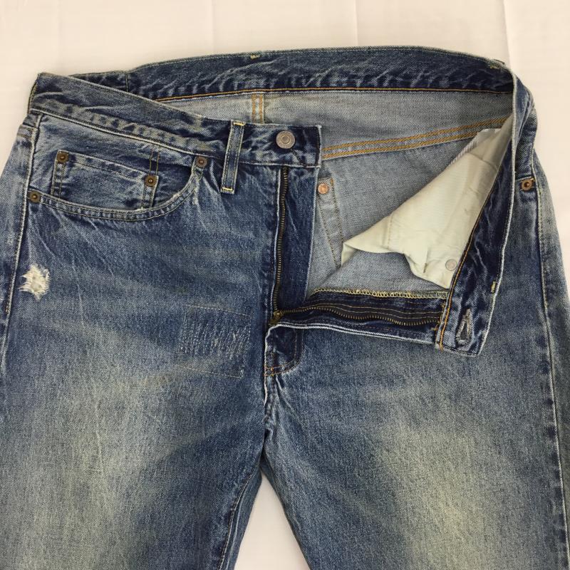リーバイス Levi s パンツ デニム、ジーンズ 50154-0077 501ZXX 1954年モデル 復刻版 34 ダメージ加工 インディゴ / インディゴ / Indigo メンズ USED 古着 中古 10152452