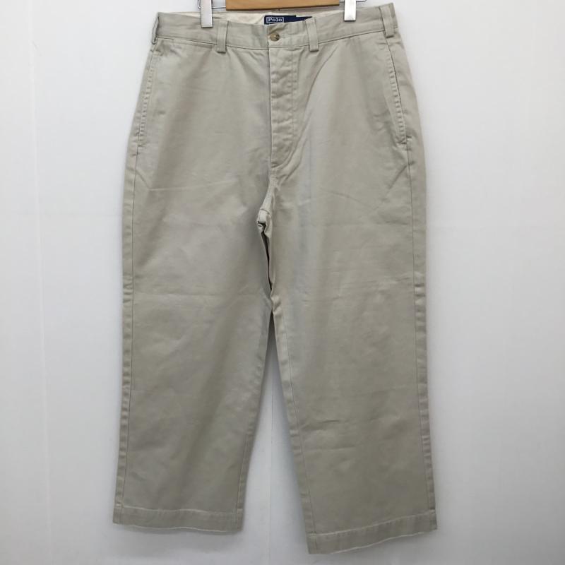 ポロラルフローレン POLO RALPH LAUREN パンツ チノパン BEAMS別注 32インチ 無地 ベージュ / ベージュ / beige X アイボリー / アイボリー / メンズ USED 古着 中古 10152454