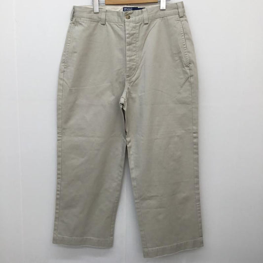 ポロラルフローレン POLO RALPH LAUREN パンツ チノパン BEAMS別注 32インチ 無地 ベージュ / ベージュ / beige X アイボリー / アイボリー / メンズ USED 古着 中古 10152454