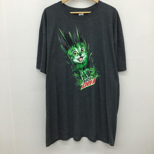 ユーズドクロージング used clothes Tシャツ 半袖 4L キャラクター 灰 / グレー / gray メンズ USED 古着 中古 10152456
