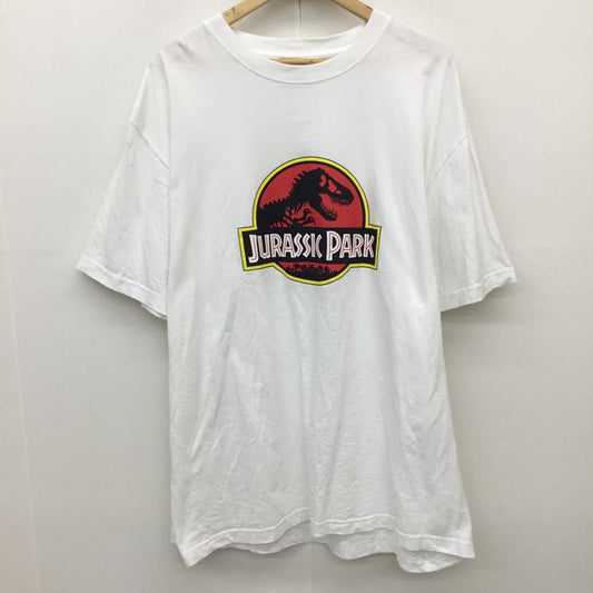 エムエフシーストア MFC STORE Tシャツ 半袖 ジュラシックパーク XL キャラクター 白 / ホワイト / white メンズ USED 古着 中古 10152457