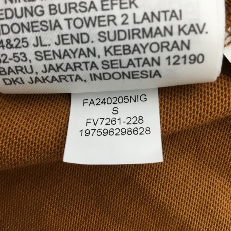 ジョーダンブランド JORDAN BRAND カットソー 長袖 FV7261-228 S ロゴ、文字 茶 / ブラウン / brown メンズ USED 古着 中古 10152458