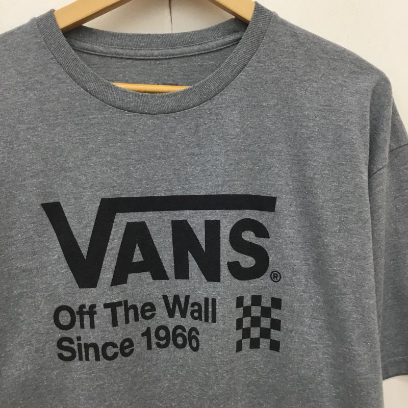 バンズ VANS Tシャツ 半袖 XL ロゴ、文字 灰 / グレー / gray メンズ USED 古着 中古 10152459
