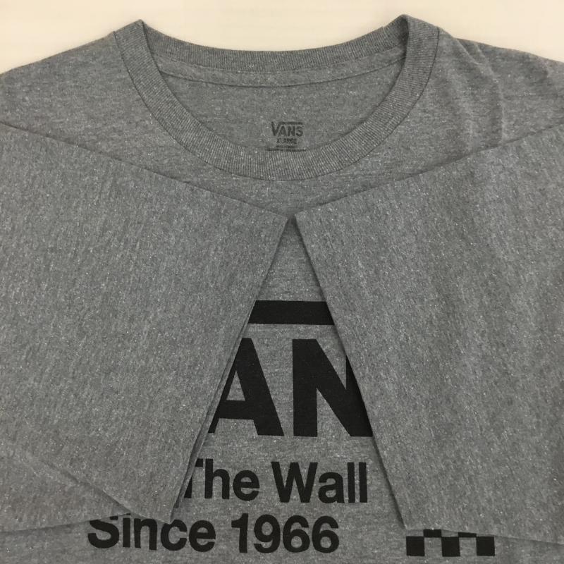 バンズ VANS Tシャツ 半袖 XL ロゴ、文字 灰 / グレー / gray メンズ USED 古着 中古 10152459