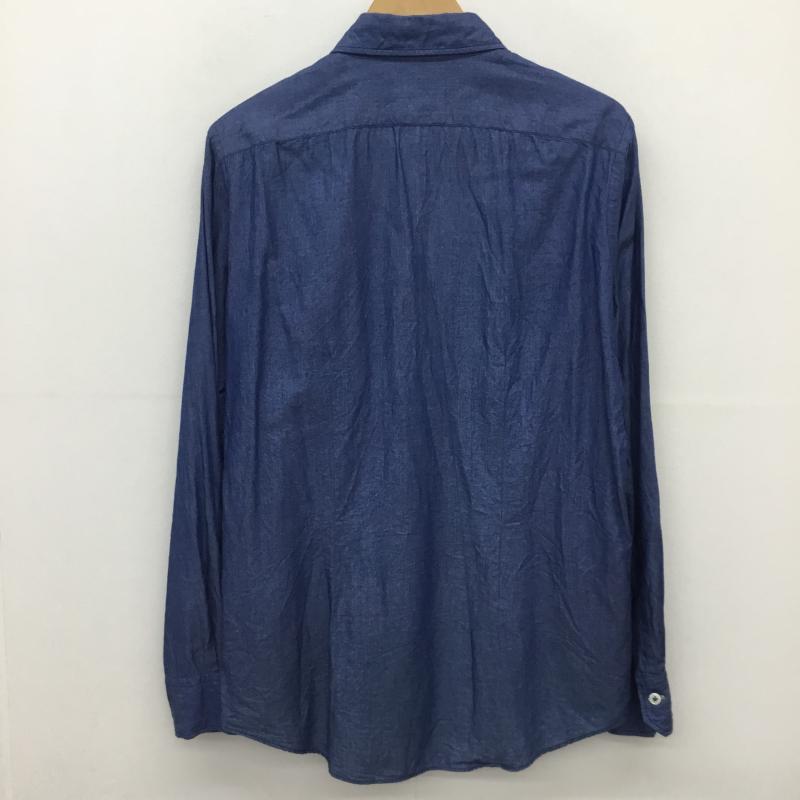 ポールスミス Paul Smith シャツ、ブラウス 長袖 PF-WR-64590 M ワンポイント インディゴ / インディゴ / Indigo メンズ USED 古着 中古 10152461