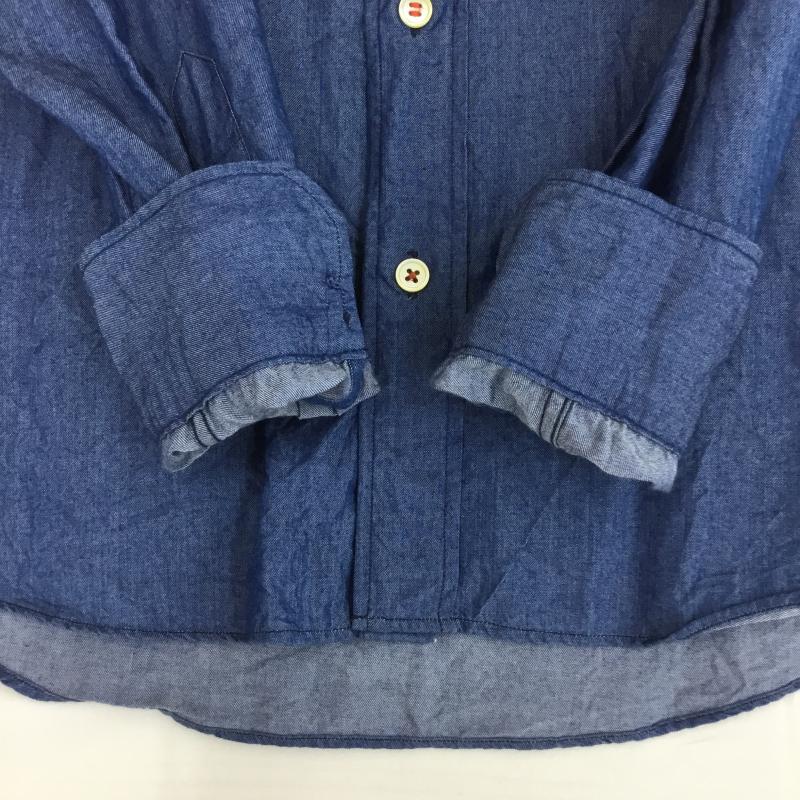 ポールスミス Paul Smith シャツ、ブラウス 長袖 PF-WR-64590 M ワンポイント インディゴ / インディゴ / Indigo メンズ USED 古着 中古 10152461