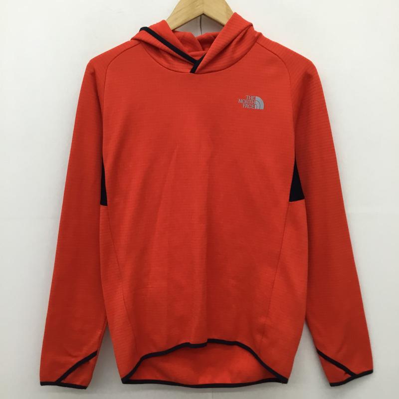 ザノースフェイス THE NORTH FACE パーカー 長袖 NT11568 M ロゴ、文字 橙 / オレンジ / orange メンズ USED 古着 中古 10152465