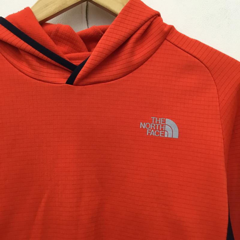 ザノースフェイス THE NORTH FACE パーカー 長袖 NT11568 M ロゴ、文字 橙 / オレンジ / orange メンズ USED 古着 中古 10152465