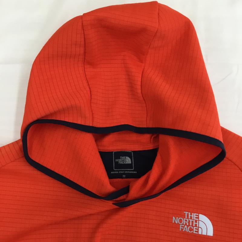 ザノースフェイス THE NORTH FACE パーカー 長袖 NT11568 M ロゴ、文字 橙 / オレンジ / orange メンズ USED 古着 中古 10152465