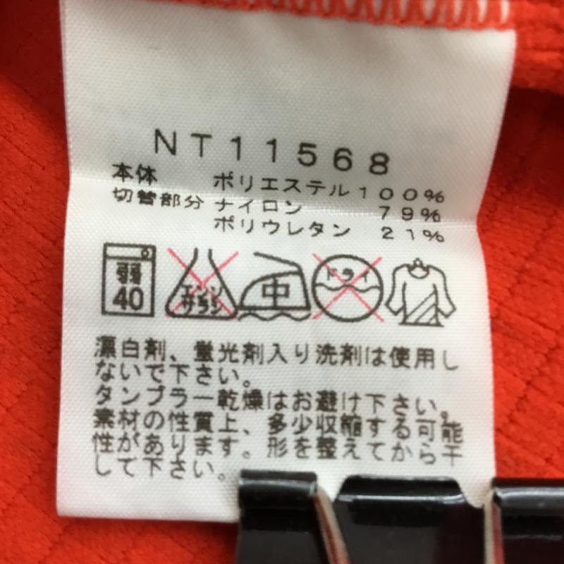 ザノースフェイス THE NORTH FACE パーカー 長袖 NT11568 M ロゴ、文字 橙 / オレンジ / orange メンズ USED 古着 中古 10152465