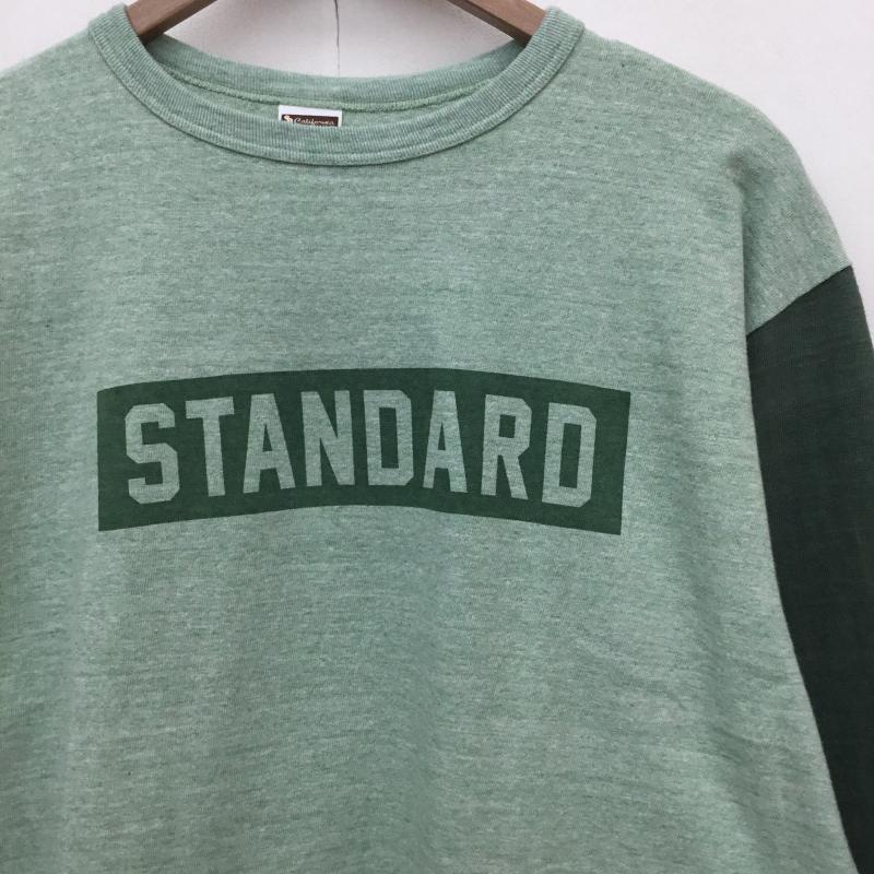 スタンダード カリフォルニア STANDARD CALIFORNIA カットソー 七分袖 XL ロゴ、文字 緑 / グリーン / green メンズ USED 古着 中古 10152467