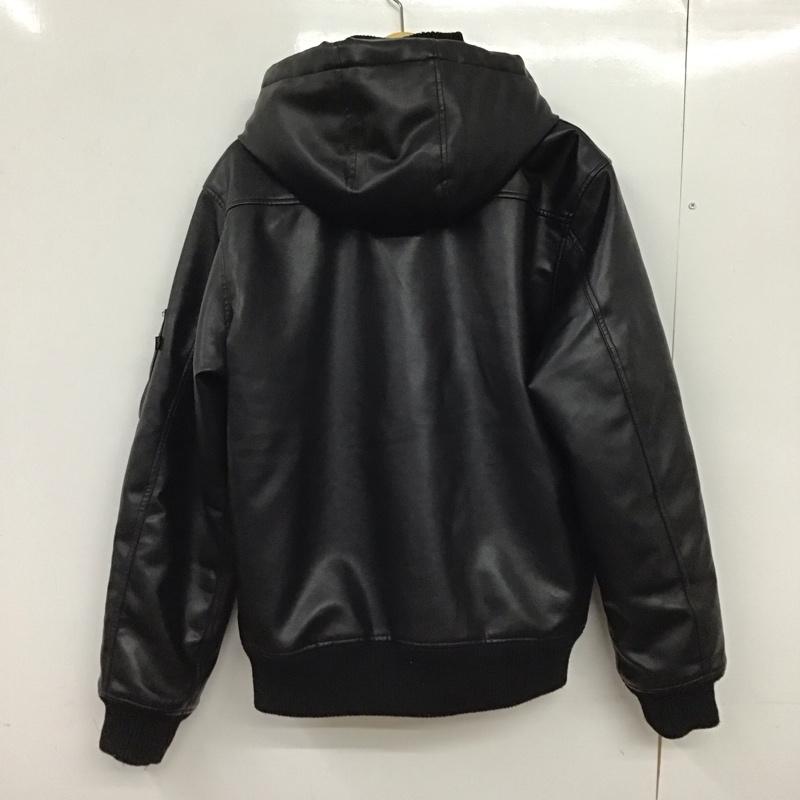 アルファインダストリー Alpha Industries ジャケット、上着 ジャンパー、ブルゾン ジップアップジャケットパーカー アウター XL ロゴ、文字 黒 / ブラック / black メンズ USED 古着 中古 10152471
