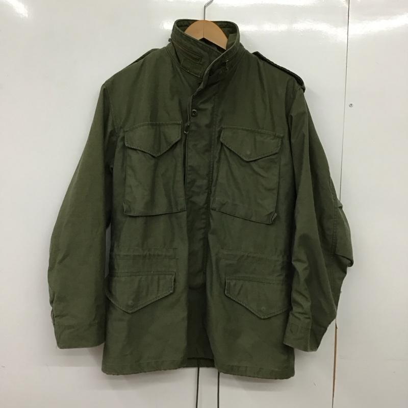 アルファインダストリー Alpha Industries ジャケット、上着 ジャンパー、ブルゾン ジップアップジャケット ミリタリージャケット スタンドカラー S 無地 カーキ / カーキ / khaki メンズ USED 古着 中古 10152472