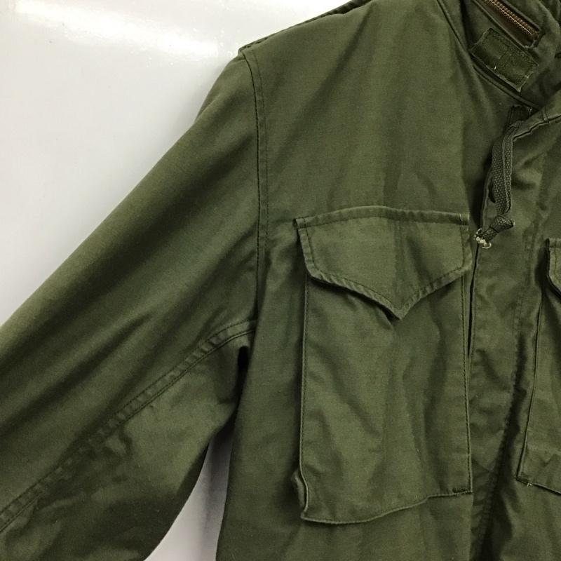 アルファインダストリー Alpha Industries ジャケット、上着 ジャンパー、ブルゾン ジップアップジャケット ミリタリージャケット スタンドカラー S 無地 カーキ / カーキ / khaki メンズ USED 古着 中古 10152472