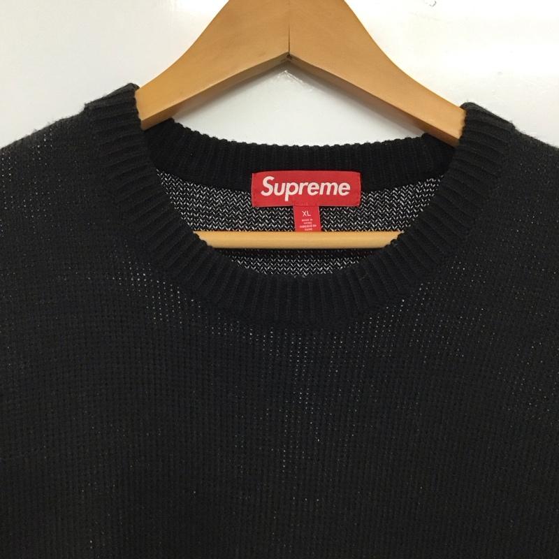 シュプリーム Supreme ニット、セーター 長袖 24AW FuckMoneySweater ニット XL ロゴ、文字 黒 / ブラック / black メンズ USED 古着 中古 10152473