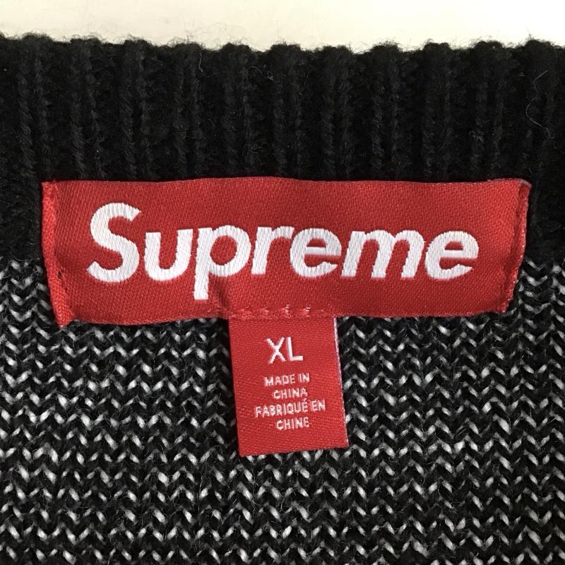 シュプリーム Supreme ニット、セーター 長袖 24AW FuckMoneySweater ニット XL ロゴ、文字 黒 / ブラック / black メンズ USED 古着 中古 10152473