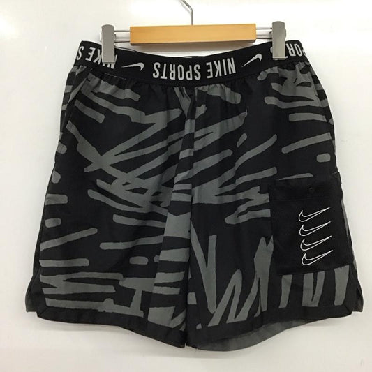 ナイキ NIKE パンツ ショートパンツ cj4622-010 ナイキPXショート スポーツウェア L ロゴ、文字 黒 / ブラック / black X 灰 / グレー / gray メンズ USED 古着 中古 10152476