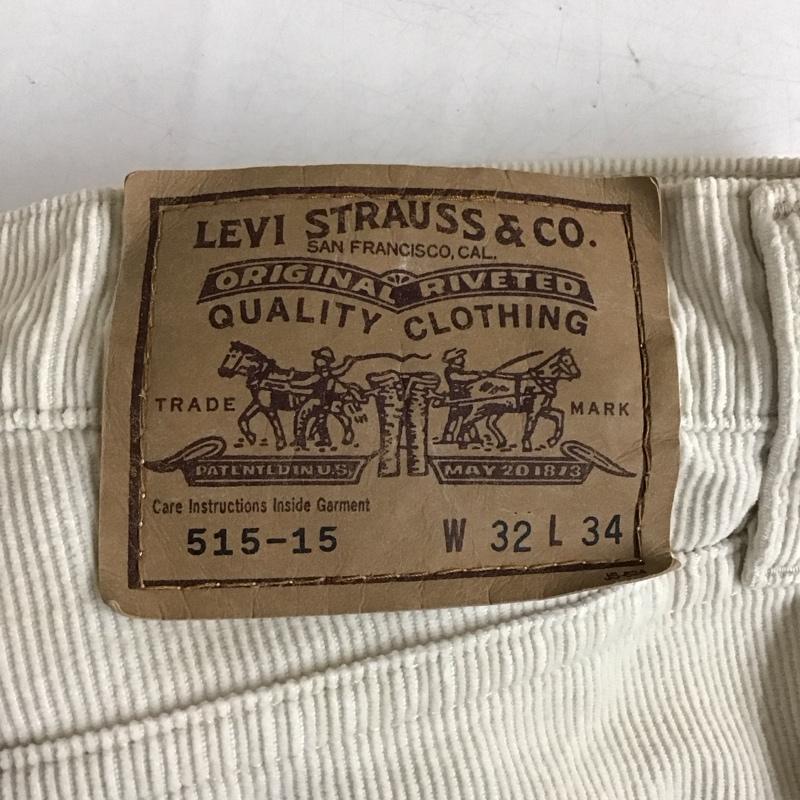 リーバイストラウスアンドコー Levi Strauss & co. パンツ ワークパンツ、ペインターパンツ コーデュロイパンツ ワイドパンツ カジュアルパンツ 32インチ 無地 アイボリー / アイボリー / メンズ USED 古着 中古 10152484