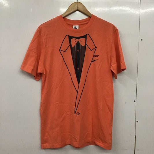 ナイキ NIKE Tシャツ 半袖 bq0827-680 半袖カットソー プリントTシャツ M プリント 橙 / オレンジ / orange メンズ USED 古着 中古 10152489