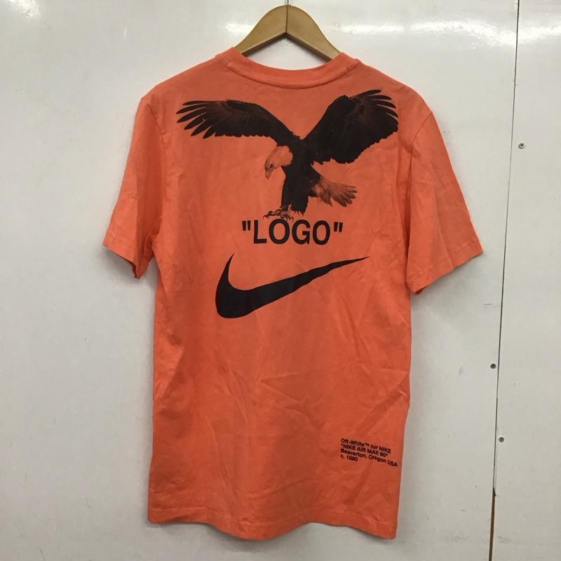 ナイキ NIKE Tシャツ 半袖 bq0827-680 半袖カットソー プリントTシャツ M プリント 橙 / オレンジ / orange メンズ USED 古着 中古 10152489