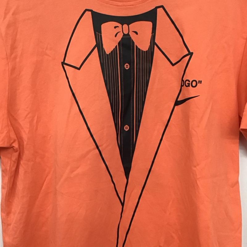 ナイキ NIKE Tシャツ 半袖 bq0827-680 半袖カットソー プリントTシャツ M プリント 橙 / オレンジ / orange メンズ USED 古着 中古 10152489