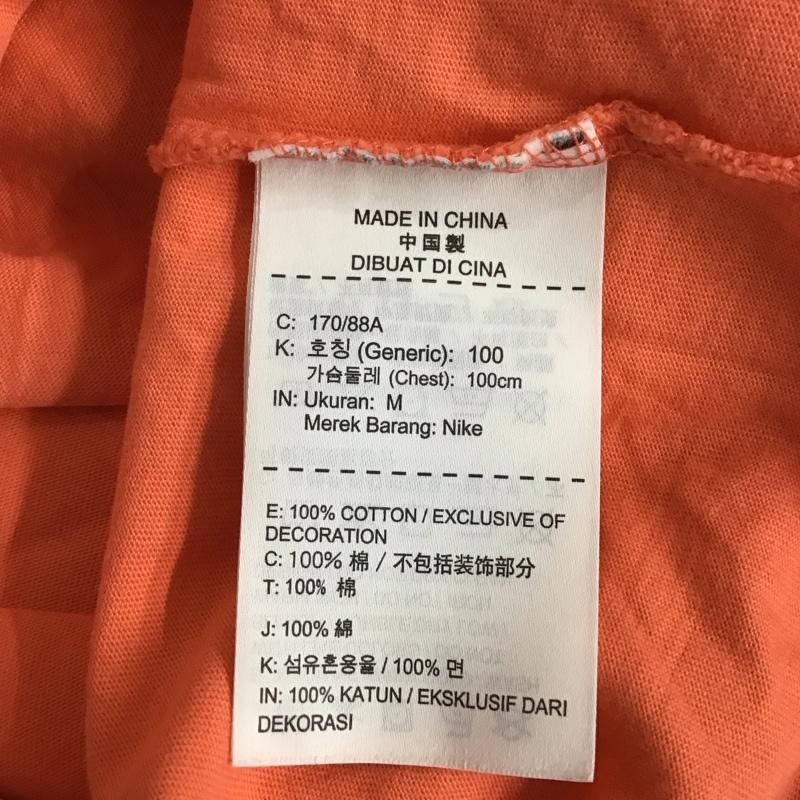 ナイキ NIKE Tシャツ 半袖 bq0827-680 半袖カットソー プリントTシャツ M プリント 橙 / オレンジ / orange メンズ USED 古着 中古 10152489