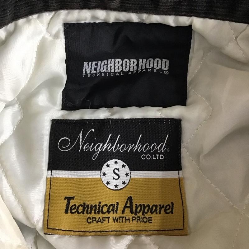 ネイバーフッド NEIGHBORHOOD ジャケット、上着 ジャンパー、ブルゾン コーデュロイジャケット カジュアルジャケット アウター フロントボタン S ロゴ、文字 ダークブラウン / ダークブラウン / メンズ USED 古着 中古 10152491