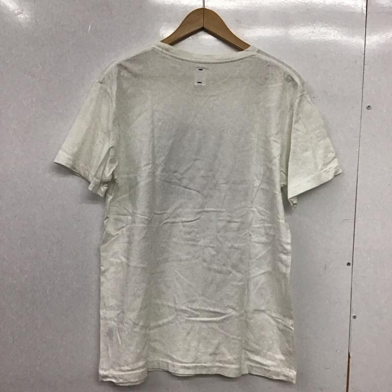 ハリウッドランチマーケット H.R MARKET Tシャツ 半袖 半袖カットソー プリントTシャツ クルーネックカットソー 3 プリント 白 / ホワイト / white メンズ USED 古着 中古 10152500