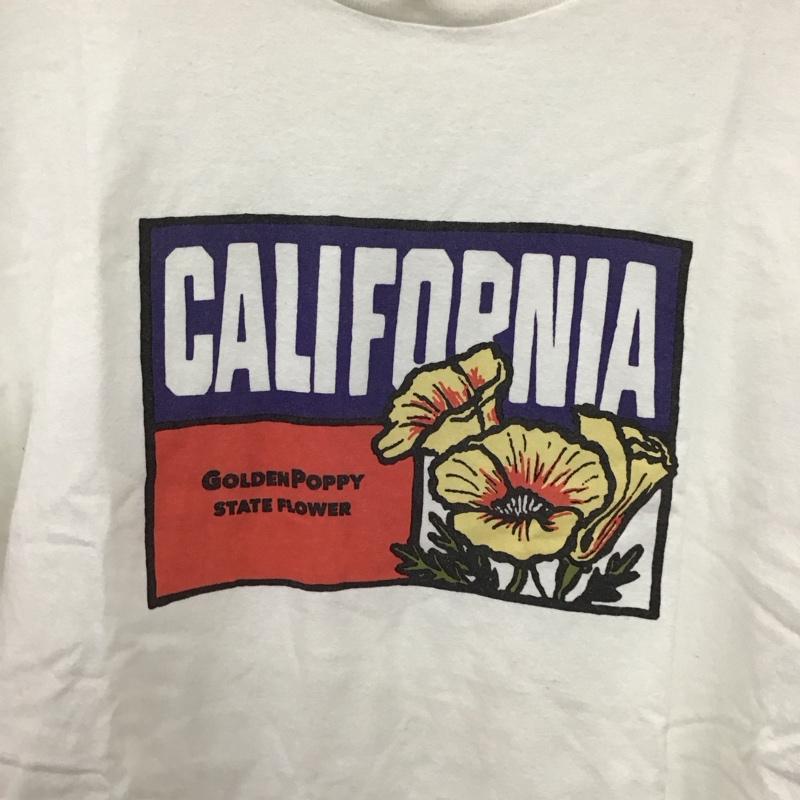 ハリウッドランチマーケット H.R MARKET Tシャツ 半袖 半袖カットソー プリントTシャツ クルーネックカットソー 3 プリント 白 / ホワイト / white メンズ USED 古着 中古 10152500