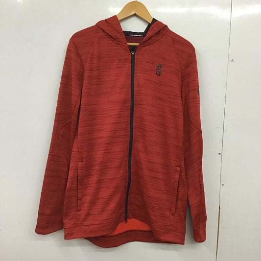 ナイキ NIKE パーカー 長袖 830660-677 ジップアップパーカー スポーツウェア L プリント X ロゴ、文字 赤 / レッド / red メンズ USED 古着 中古 10152510