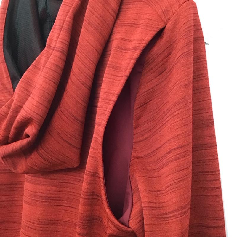 ナイキ NIKE パーカー 長袖 830660-677 ジップアップパーカー スポーツウェア L プリント X ロゴ、文字 赤 / レッド / red メンズ USED 古着 中古 10152510
