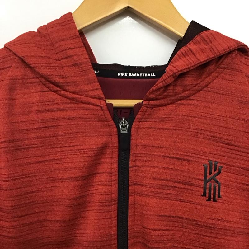 ナイキ NIKE パーカー 長袖 830660-677 ジップアップパーカー スポーツウェア L プリント X ロゴ、文字 赤 / レッド / red メンズ USED 古着 中古 10152510