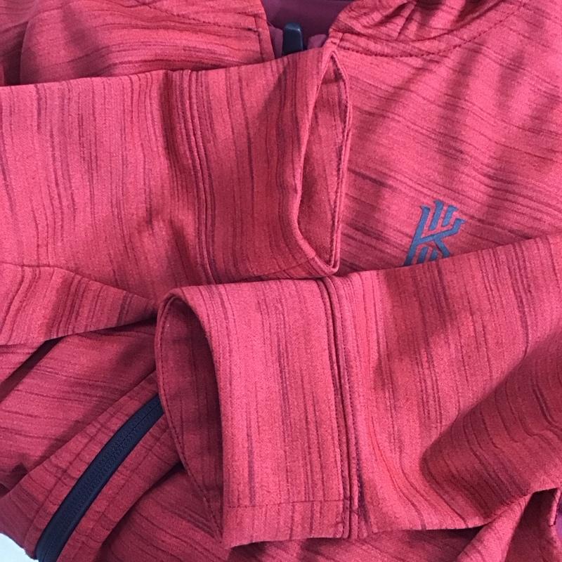 ナイキ NIKE パーカー 長袖 830660-677 ジップアップパーカー スポーツウェア L プリント X ロゴ、文字 赤 / レッド / red メンズ USED 古着 中古 10152510