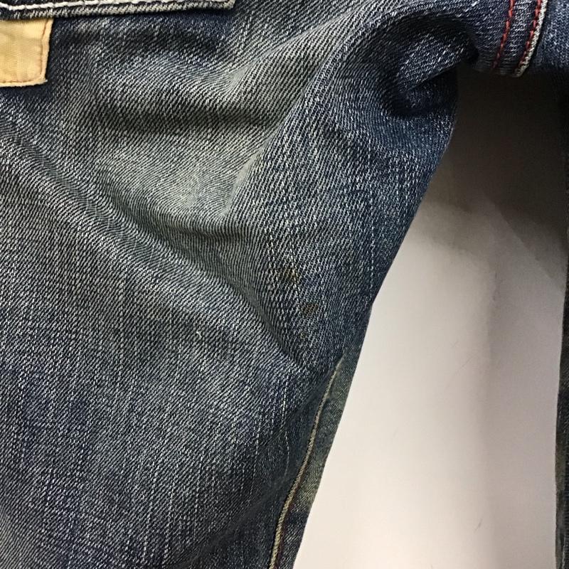 ドロボウニッキ 泥棒日記 パンツ デニム、ジーンズ デニムパンツ スリムパンツ カジュアルパンツ ストレッチパンツ 30インチ 無地 インディゴ / インディゴ / Indigo メンズ USED 古着 中古 10152512